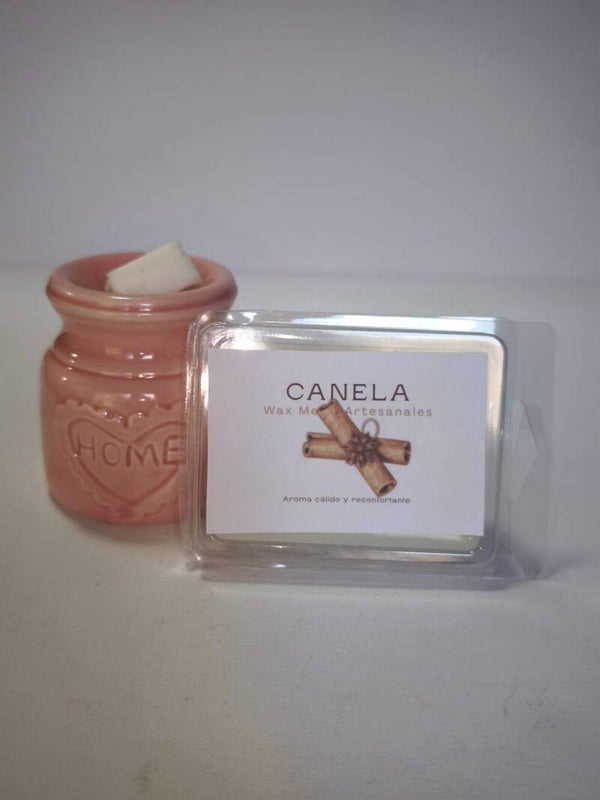 WAX MELTS CANELA + QUEMADOR