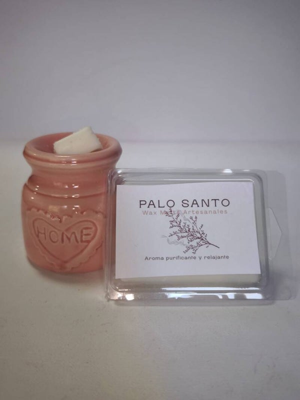 WAX MELTS PALO SANTO + QUEMADOR