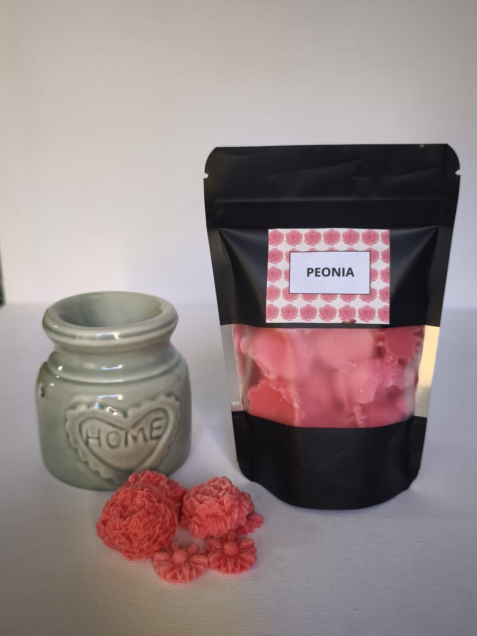WAX MELTS PEONIA + QUEMADOR