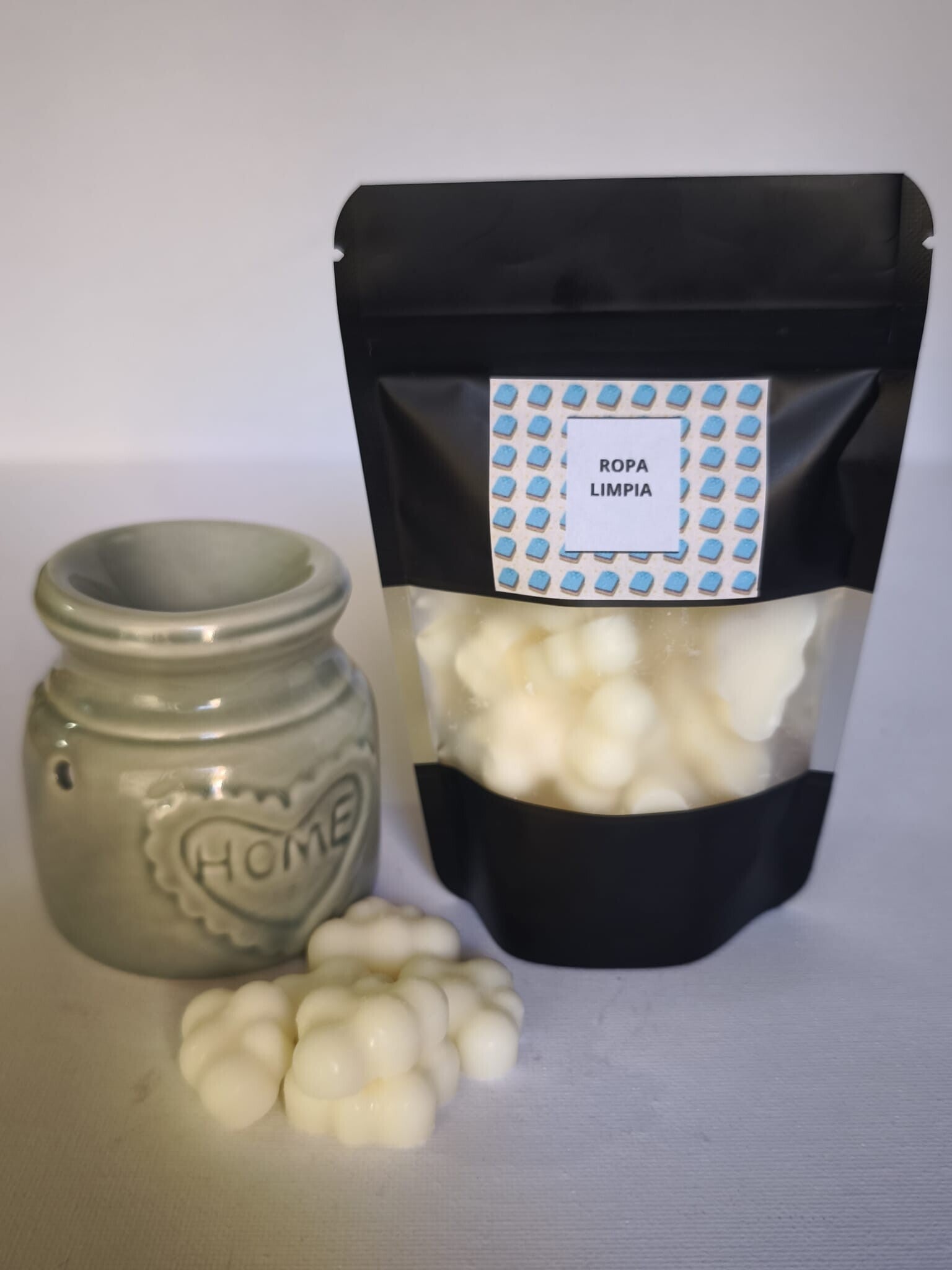 WAX MELTS ROPA LIMPIA + QUEMADOR