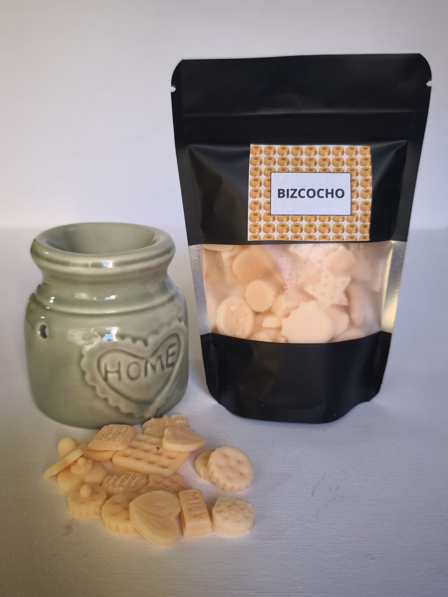 WAX MELTS BIZCOCHO + QUEMADOR