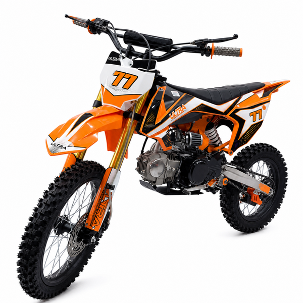 Crosser 125cc | Ultra Motorcross 4-takt | Tot 90 kmh | 3 Kleuren | Vanaf 14 jaar