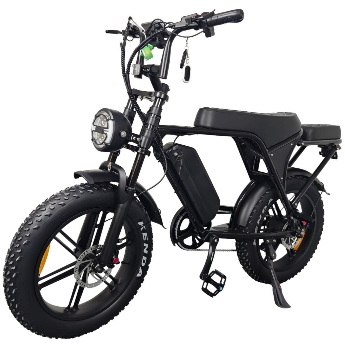 Ouxi V8 Fatbike | 20 inch | Actieradius tot 40-60 km | Met GRATIS alarm, GPS tracker, voorrekje, achterzitje, NFC, & telefoonhouder
