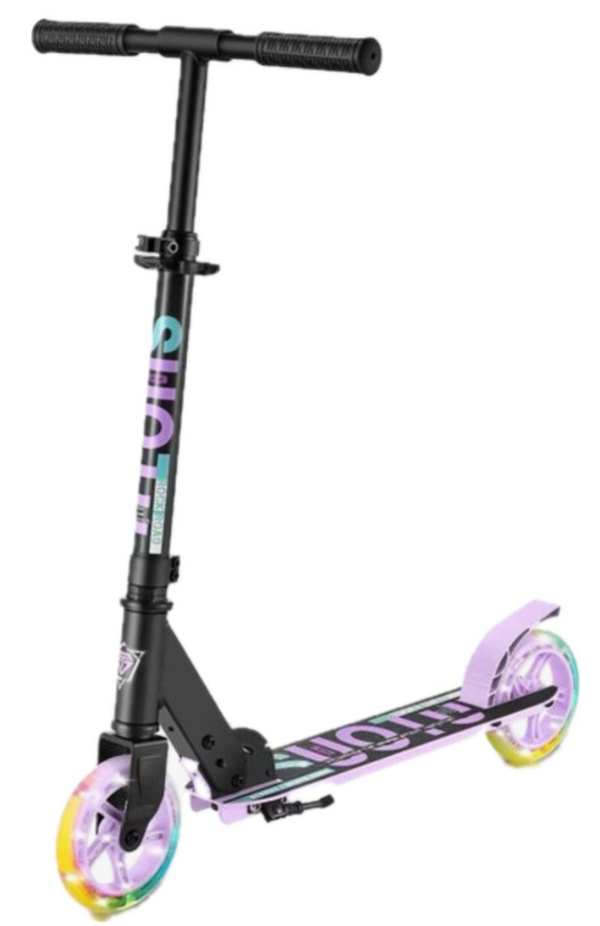 Suotu kinderstep met Led verlichting | verstelbare stuur | tot 50 kg | Blauw/groen