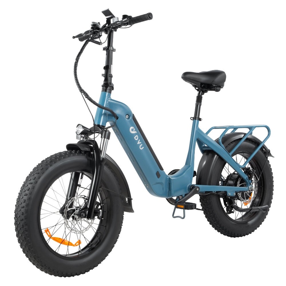 Dyu FF500 Opvouwbare Fatbike Met Lage Instap | Verstelbare Stuur & Zadel