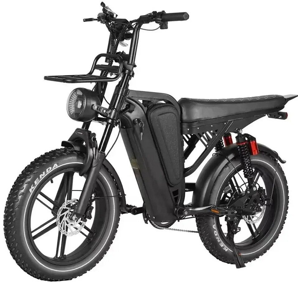 Qmwheel V20 Sport Fatbike | 18.2 ah | Incl. Gratis voor ringslot, alarm, gps-tracker, opbergtas en voorrekje | 2 kleuren
