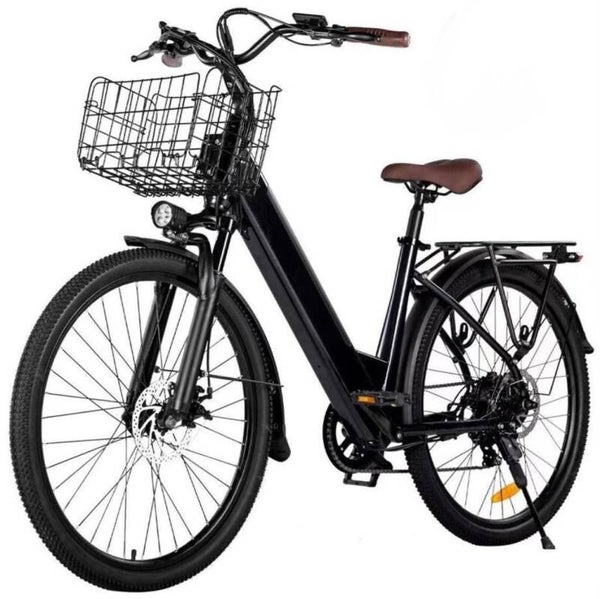 EB13 Elektrische stadsfiets | Stuur en zadel verstelbaar | Gratis Gps-tracker en telefoonhouder | 2 kleuren