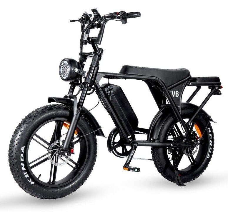 Ouxi V8 Fatbike | 20 inch | Actieradius tot 40-60 km | Met GRATIS alarm, GPS tracker, voorrekje, achterzitje, NFC, & telefoonhouder