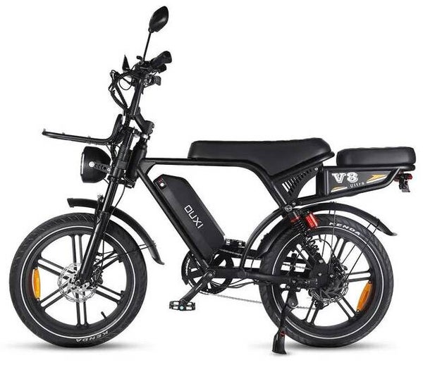 Ouxi V8 Ultra Fatbike | elektrische fiets met dikke banden | actieradius tot 60 km | batterij 15 ah | GRATIS alarm, GPS tracker, telefoonhouder, achterzitje, spiegel & voorrekje | 2 kleuren