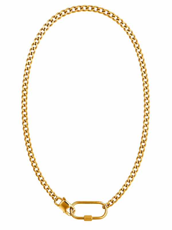 Collana Gancio in acciaio inossidabile