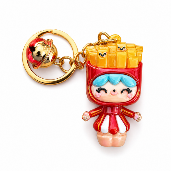 Portachiavi o charm da borsa con scatolina regalo