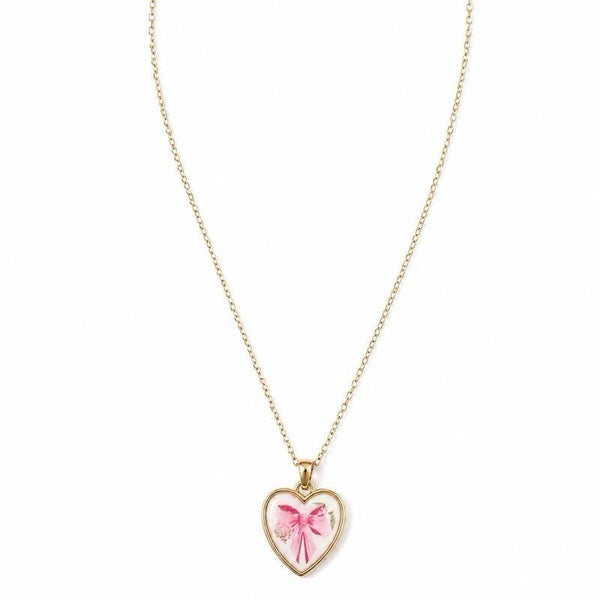 collana romantica regolabile in acciaio e ceramica decorata