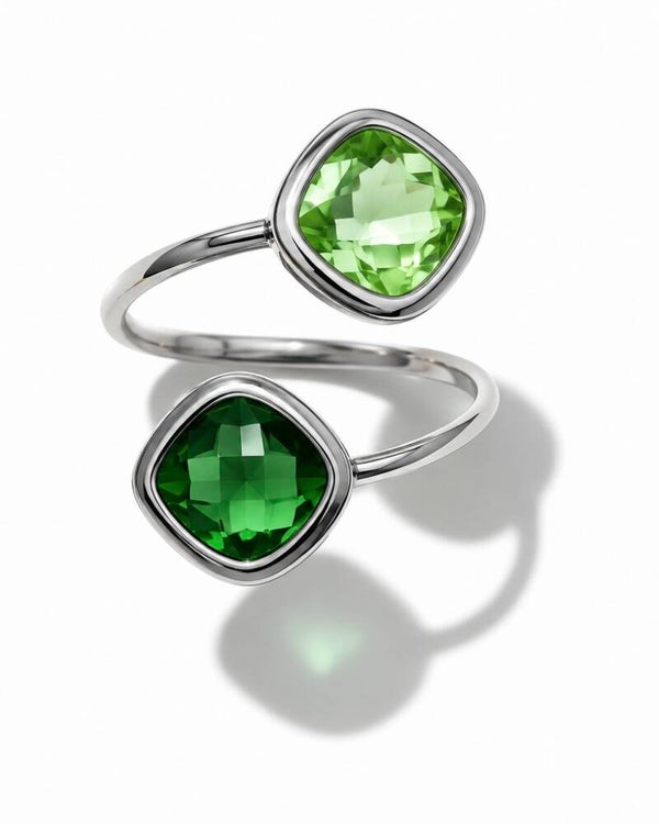 Anello silver BILUCE regolabile in acciaio inossidabile