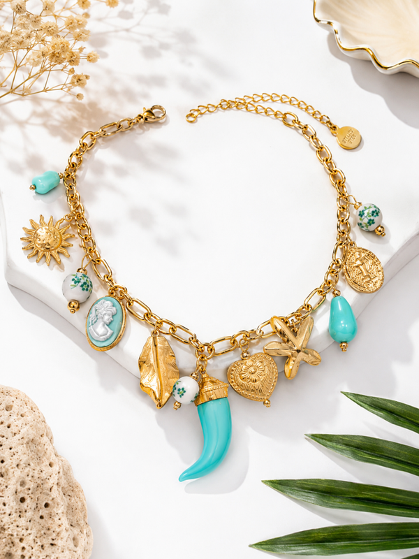 Collana ELETTRA in acciao 316L regolabile