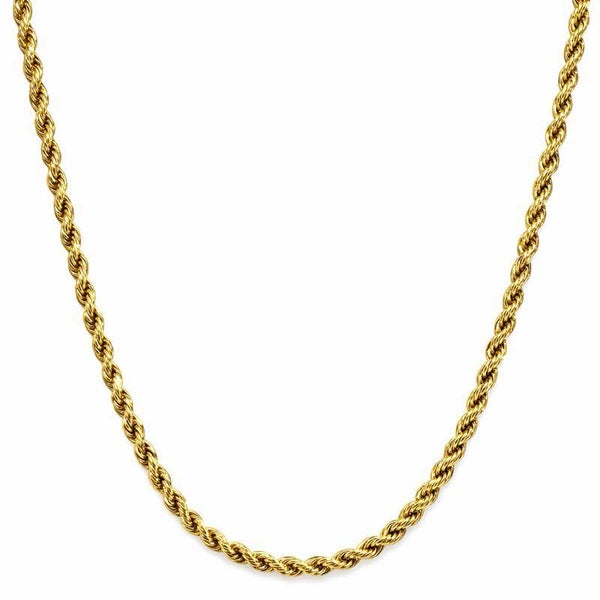 collana lunga intreccio unisex in acciaio