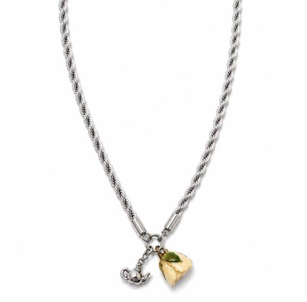 collana Belle 50 cm con charm in acciao