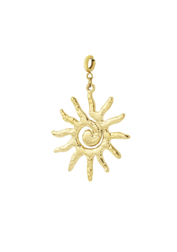 charm sunny big con moschettone in acciaio inossidabile