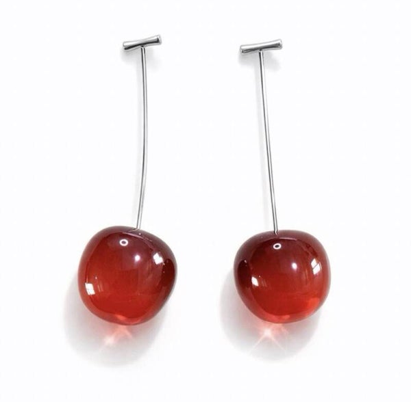 orecchini cherry silver