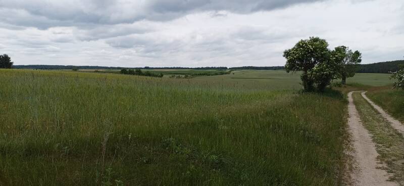 weite Sicht in die Landschaft