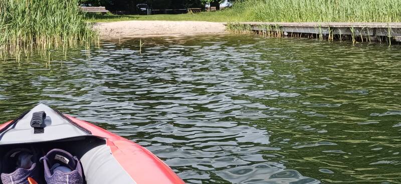 Badestelle Petersdorf vom Wasser aus