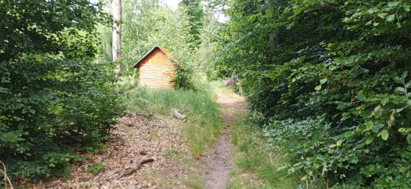 Hütte für eine Rast