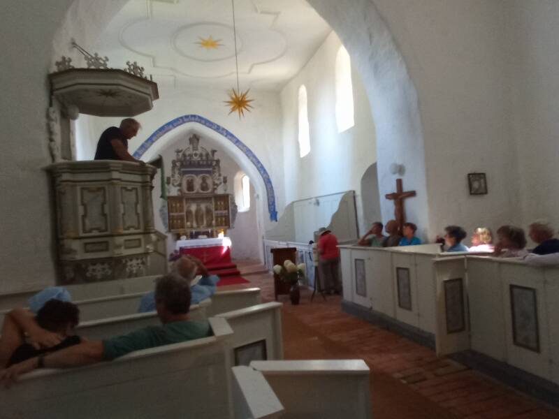 Lesung in der Kirche
