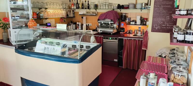 Eistheke in der MoccaMilchEisbar