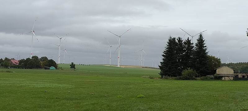 Windpark- typisch für die Uckermark