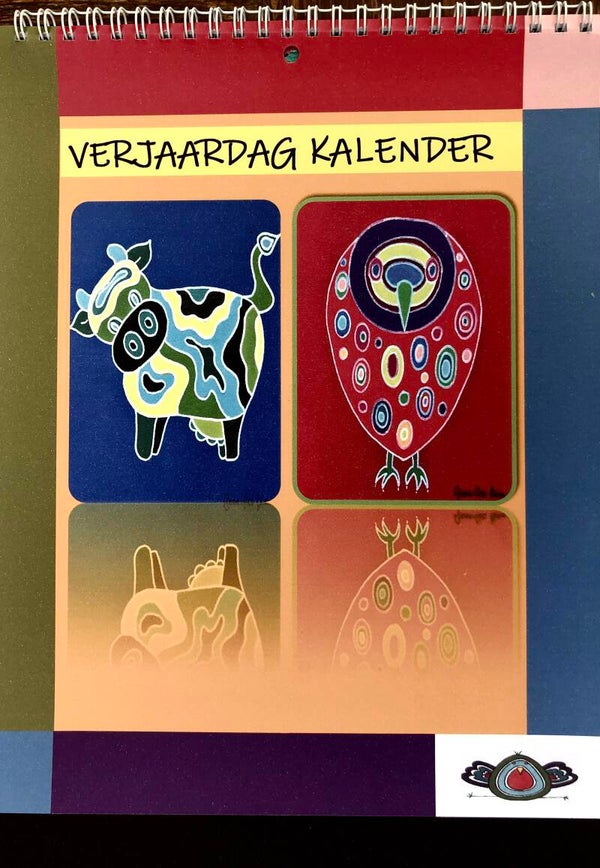 Full color verjaardagkalender  1050