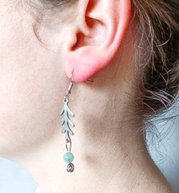 Boucles d oreilles en  kyalite