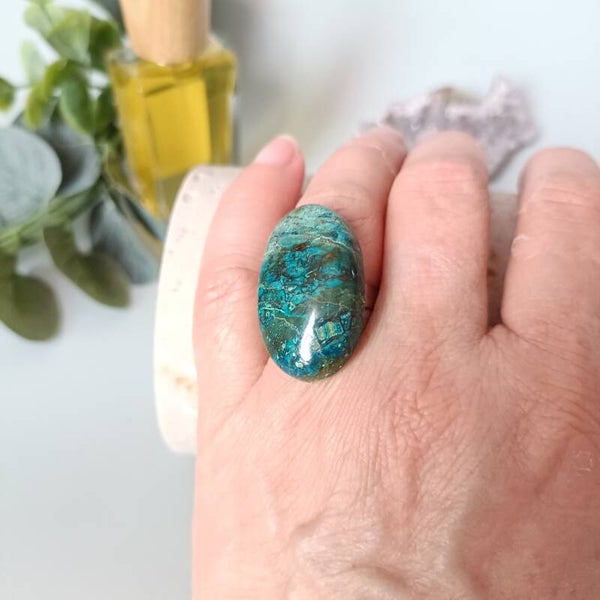 Bague Réglable en Acier Inoxydable Shaltukite - Élégance Ajustable