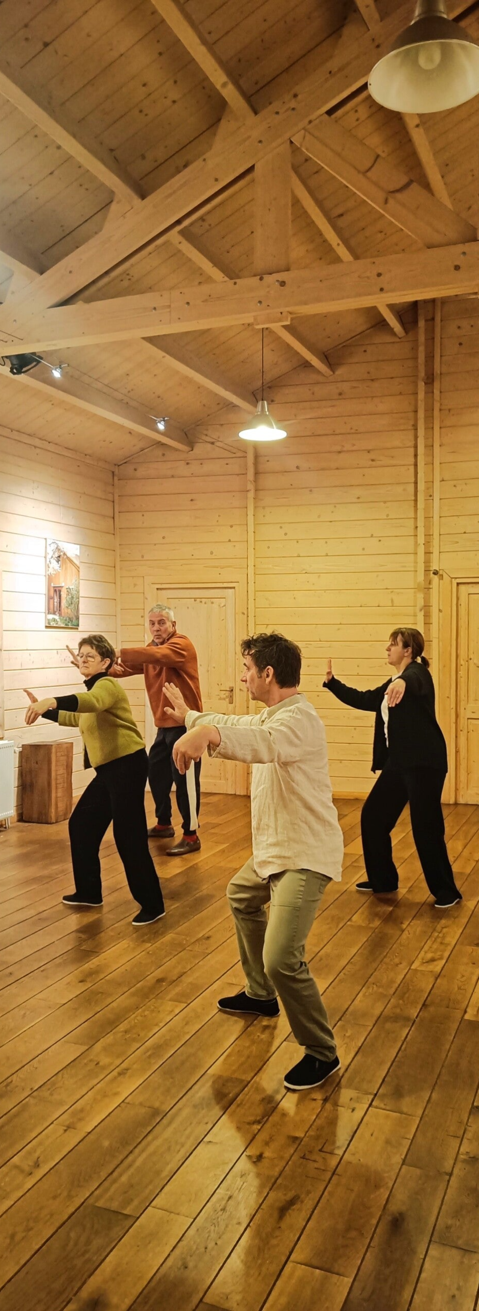 Groepsles chi quong en tai chi