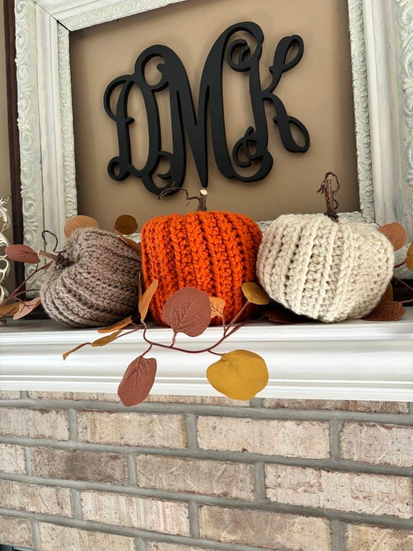 Chunky Crochet Pumpkins
