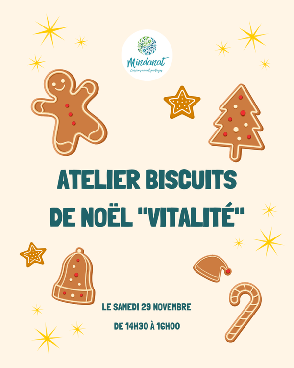 Atelier biscuits de noël "vitalité" - Enfant