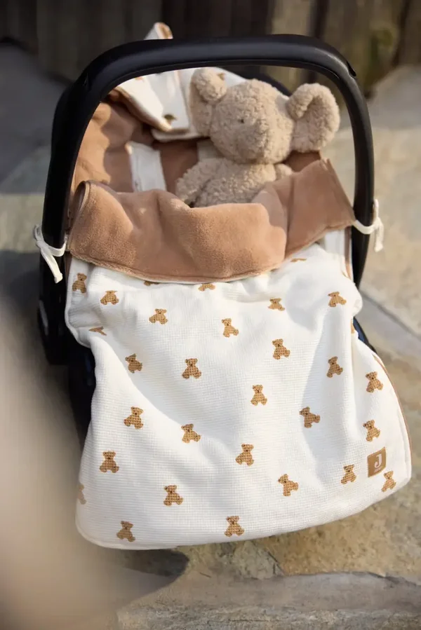 Voetenzak groep 0+ 3/5 punts gordel - Mini Teddy Bear