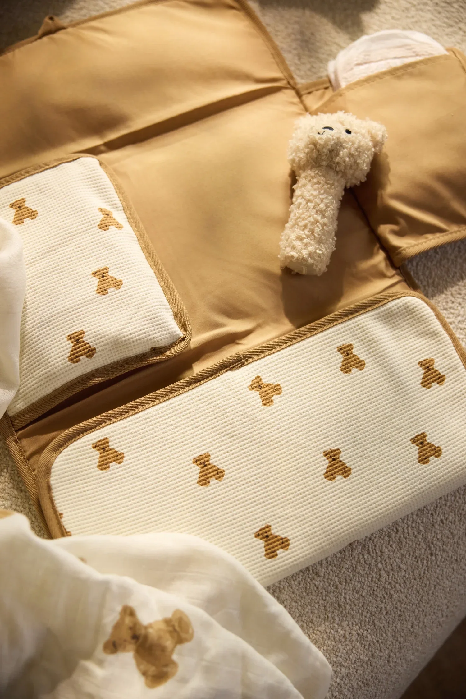 Verschoonmatje - Mini teddy bear