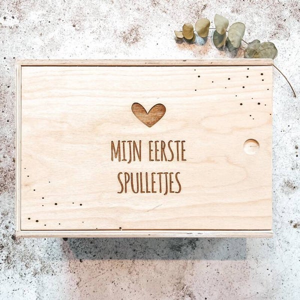 Opbergkist - mijn eerste spulletjes