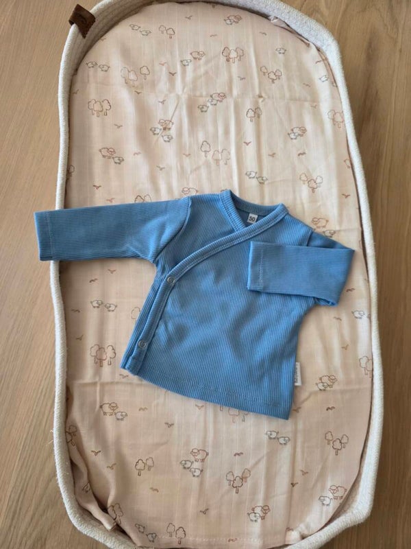 Overslag shirt - Blauw