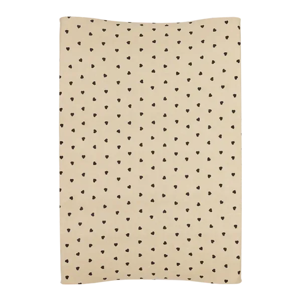 Aankleedkussenhoes - Sweet hearts soft sand