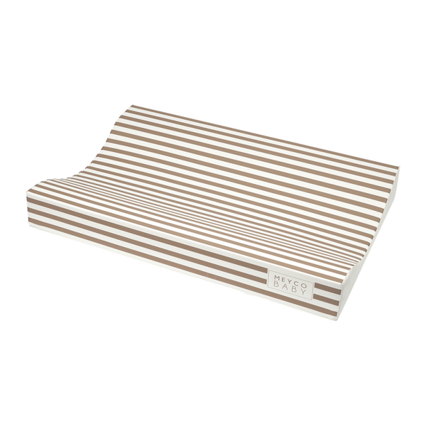 Aankleedkussen - Fat stripe taupe (50×70)