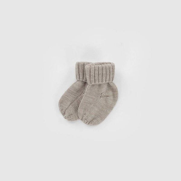 Slofjes merinowol - Beige