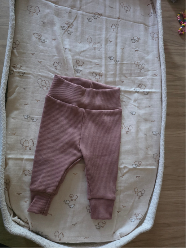 Broekje - Rib roze