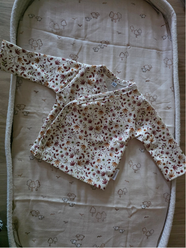 Overslag shirt - Bloemen