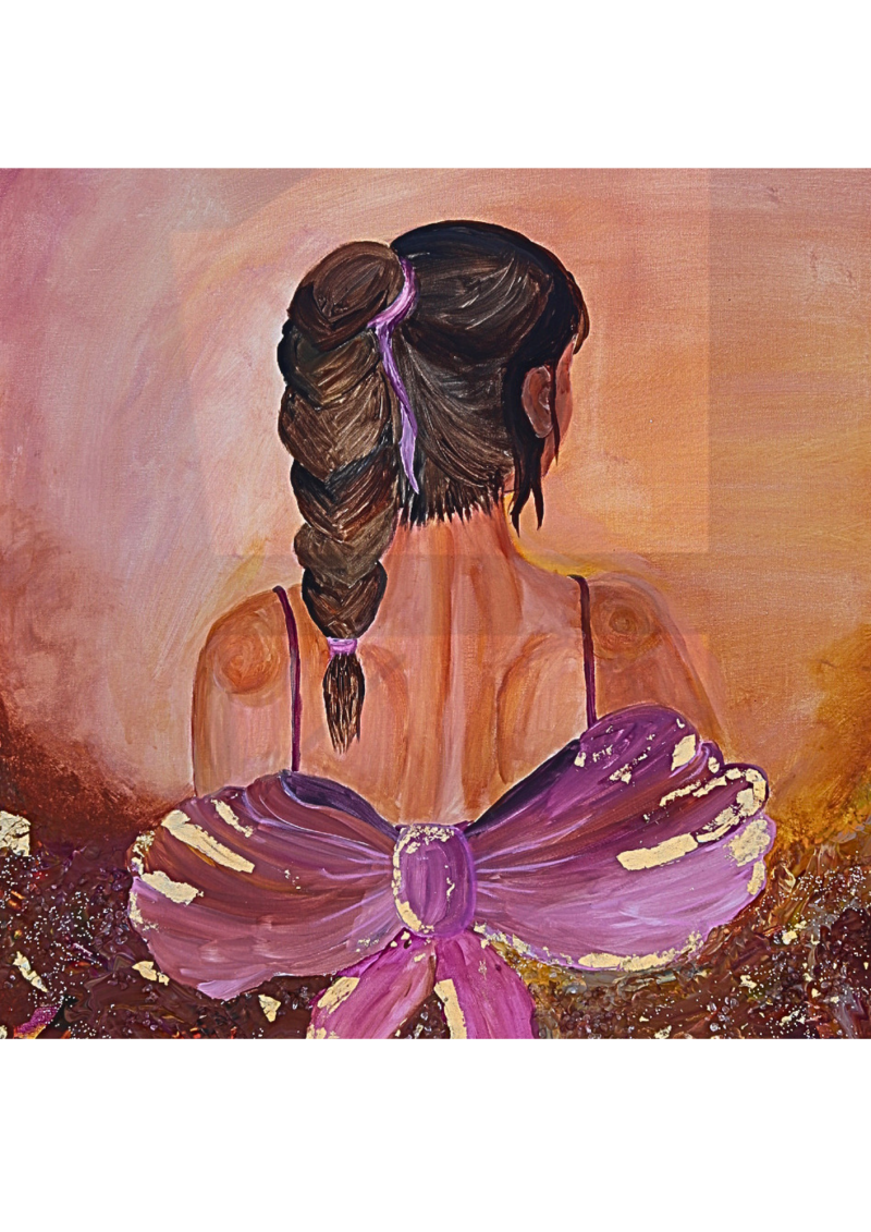 Girl with bow