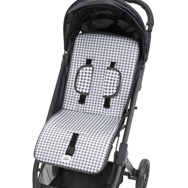 COLCHONETA UNIVERSAL VICHY GRIS INTERBABY