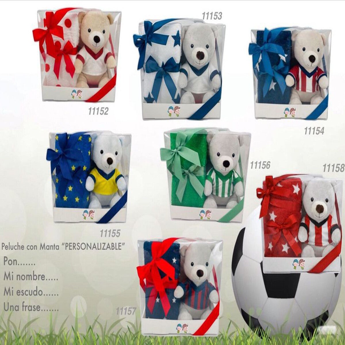 PACK MUÑECO Y MANTA PERSONALIZABLE GAMBERRITOS