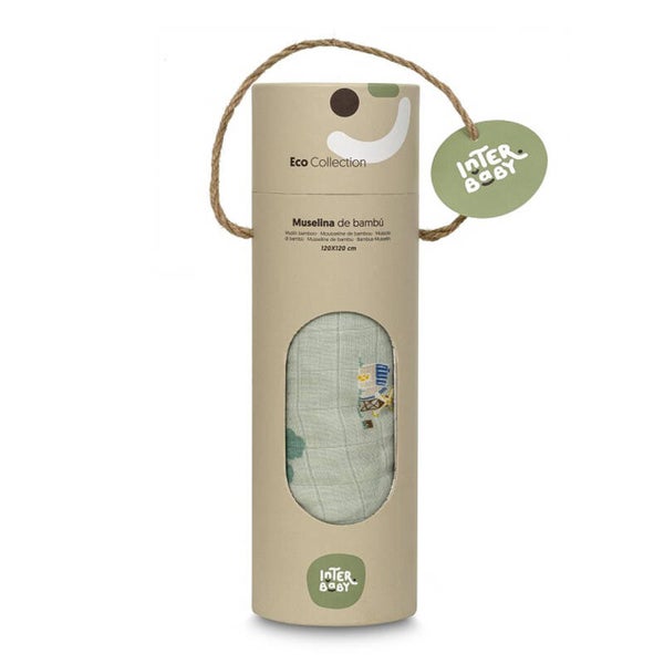 MUSELINA DE BAMBÚ KOALA INTERBABY (120X120)