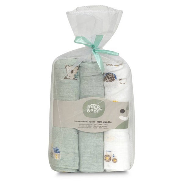 PACK DE GASAS 100% ALGODON KOALA INTERBABY (80X80)