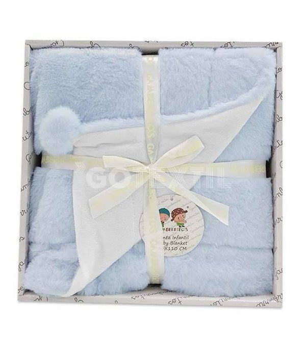 MANTA BEBE BORLAS GAMBERRITOS (80X110)