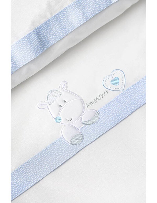 SET DE SABANAS MINICUNA CORAZON AMOROSO INTERBABY